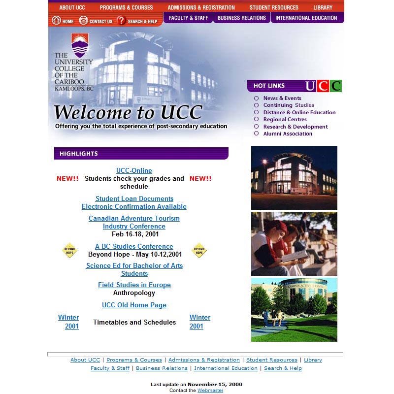 2000 home page