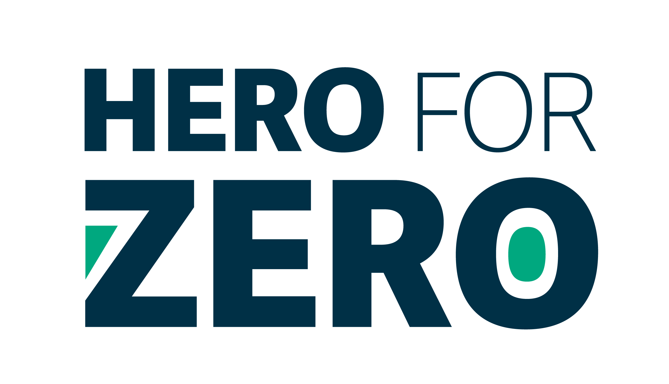 logo that reads 'Hero for Zero'